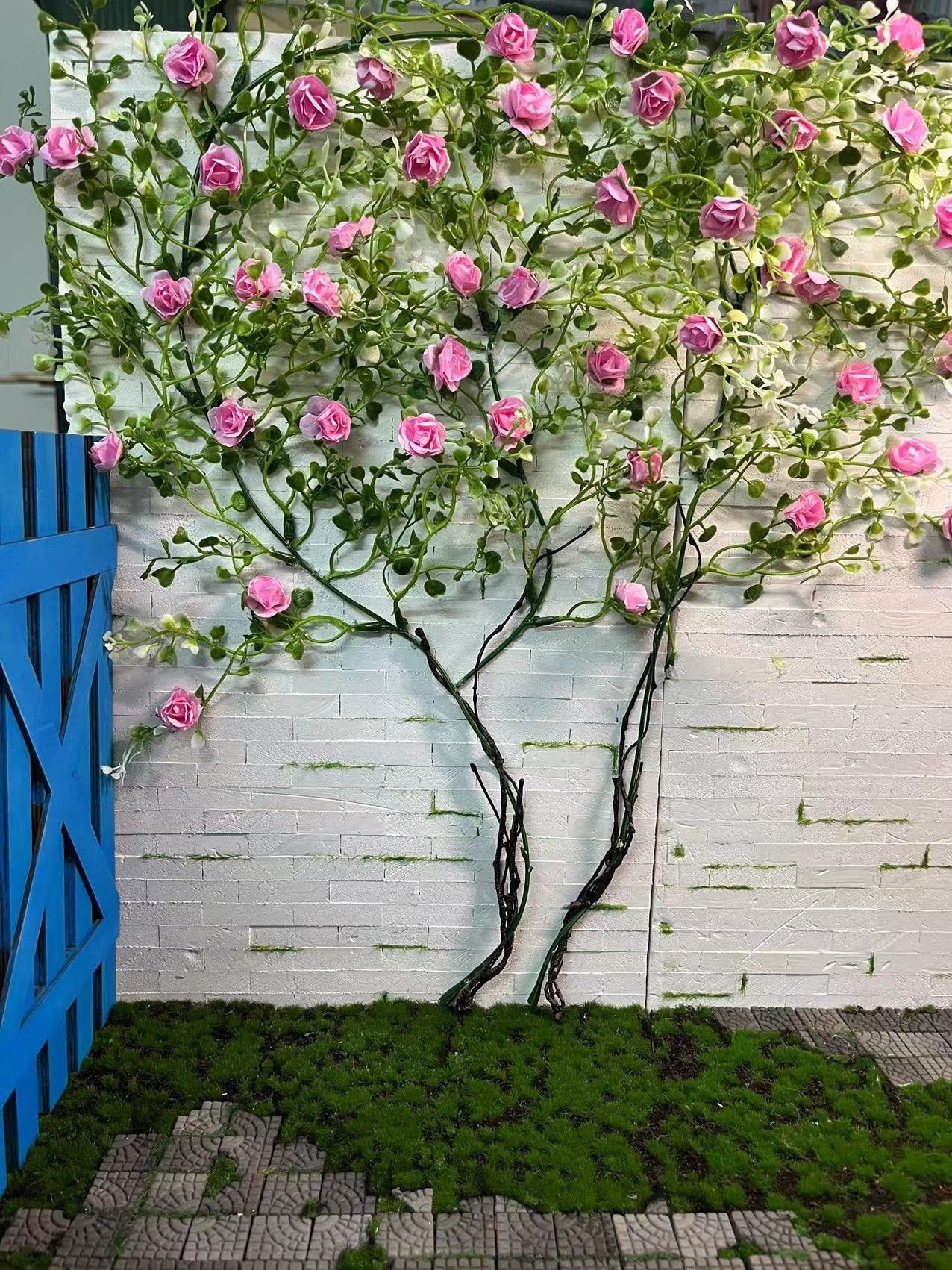 1:6 Scale Miniature Dollhouse Brick Wall Background Photography Scene