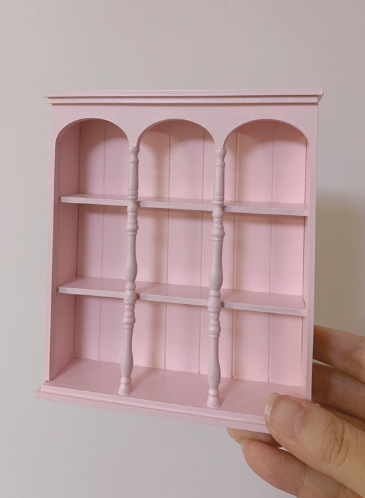 1:6 Scale Miniature Dollhouse Furniture Wall Cabinet Hanging Cupboard Dish Rack Vintage Blythe Doll Accessories