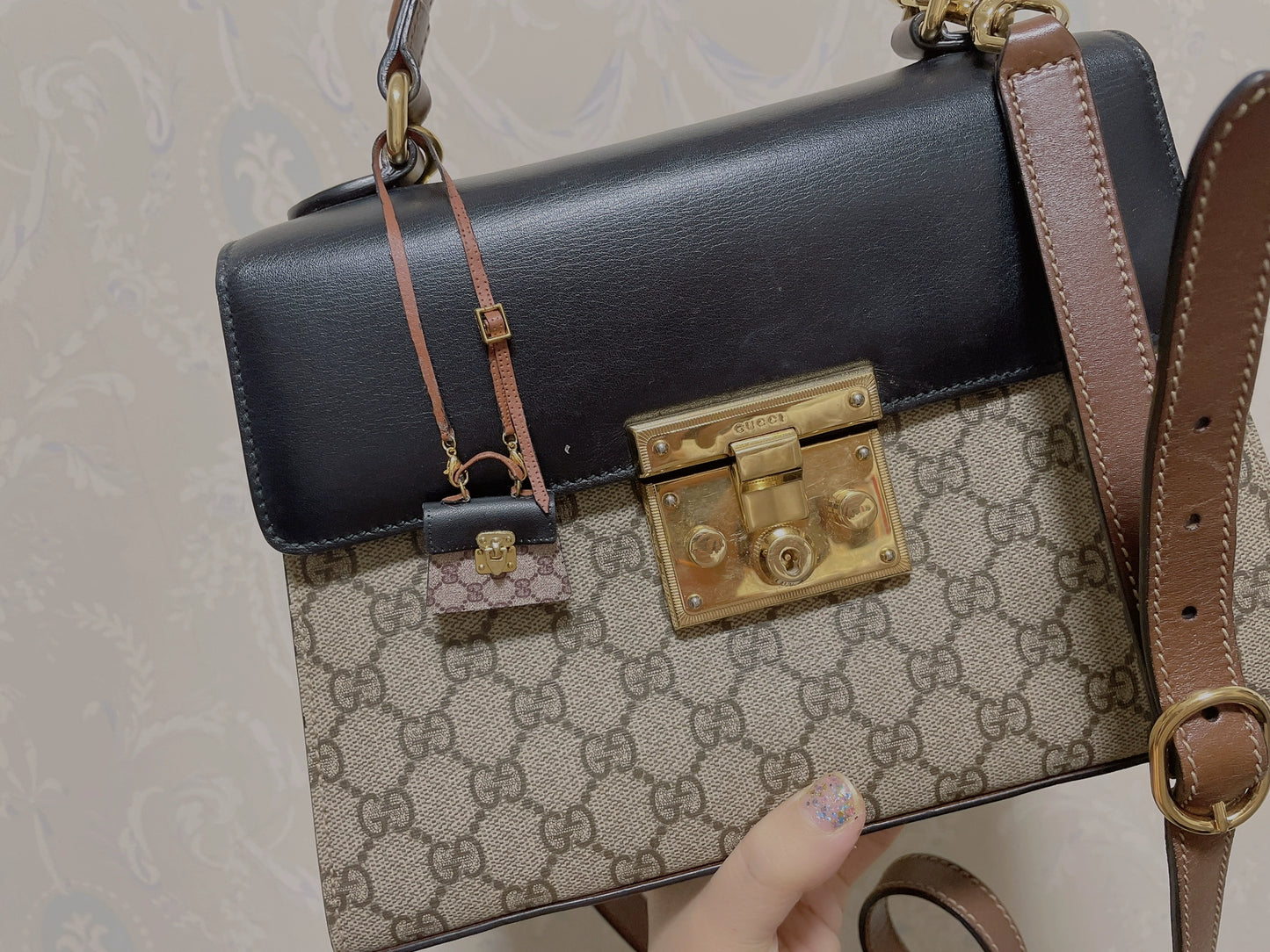 Sac à main miniature de créateur à l'échelle 1:6 pour poupée Blythe, accessoire de maison de poupée miniature