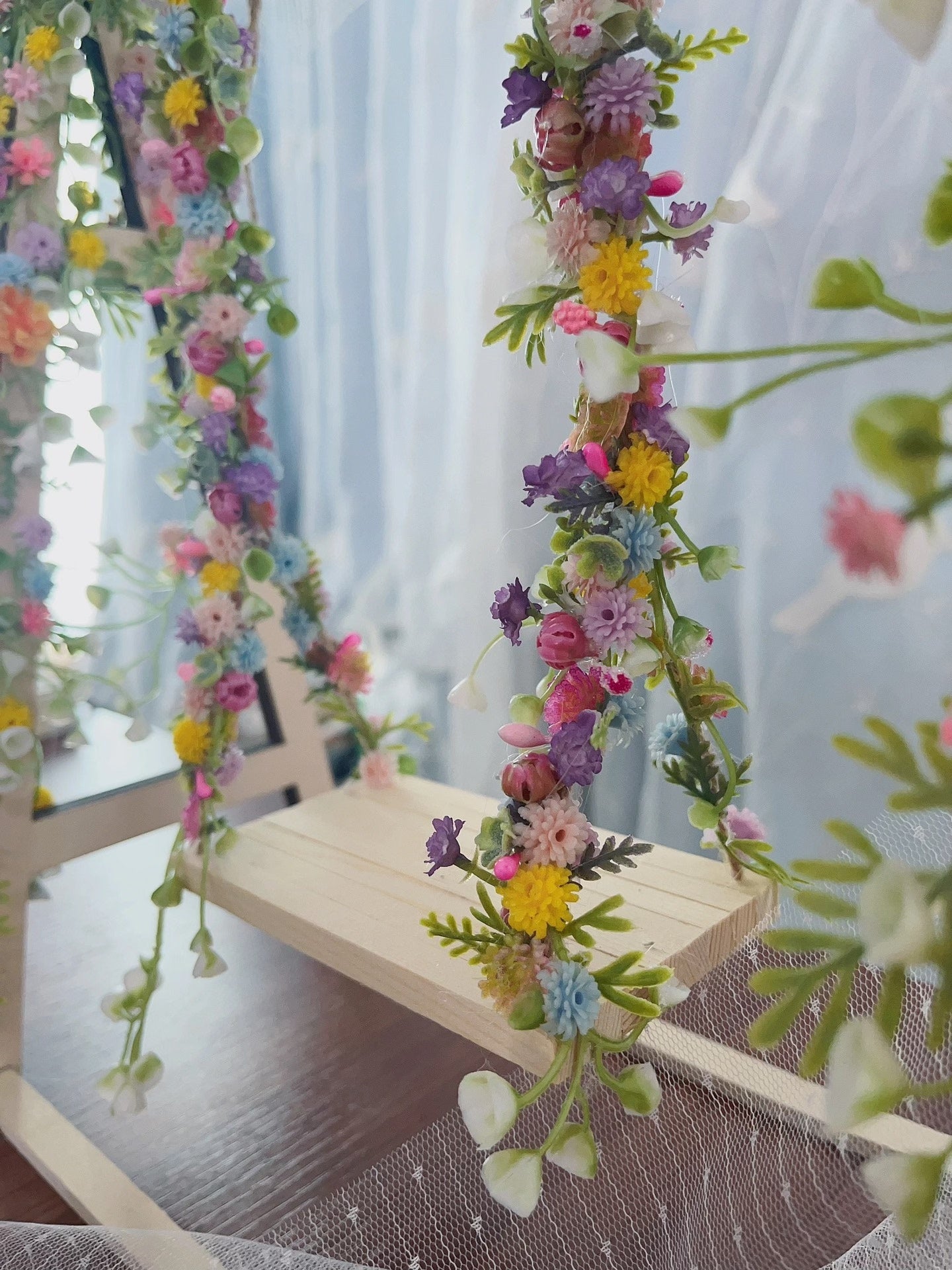 1:6 Scale Swing Miniature Dollhouse Furniture For Play Room
