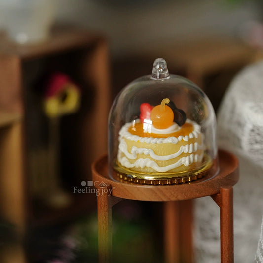 Gâteau miniature à l'échelle 1:6, dessert, modèle de poupée BJD, accessoire alimentaire miniature