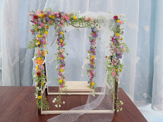 1:6 Scale Miniature Swing Set For Dollhouse Play Room