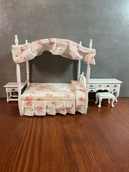 1:12 Scale Miniature Dollhouse Furniture Set For Ob11 Gsc Clay Figure Scene Cotton Fabric Accessories