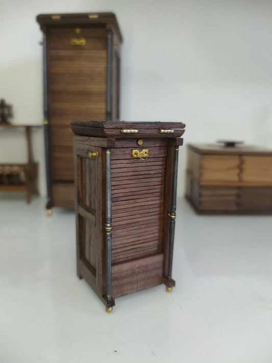 Mueble para casa de muñecas con gabinete dental en miniatura a escala 1:12