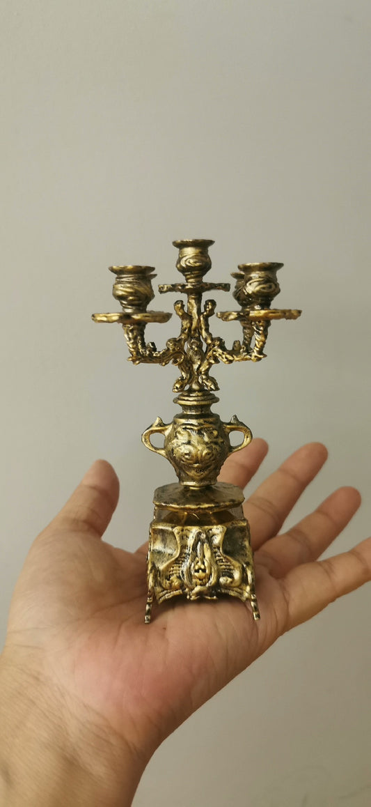 1:6 Scale Vintage Five-Arm Candle Holder Miniature Dollhouse Furniture For BJD Dolls