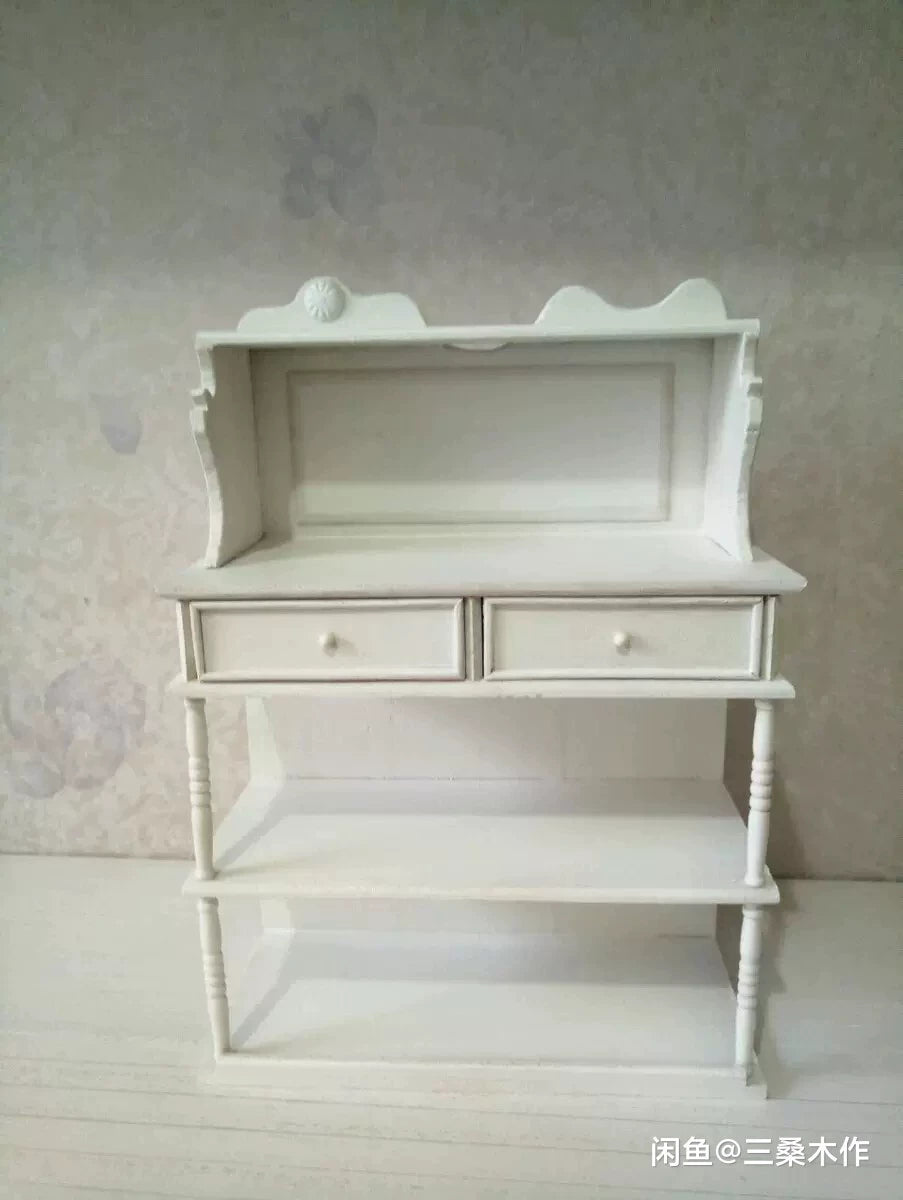 Mueble de madera en miniatura para casa de muñecas BJD Blythe a escala 1:6
