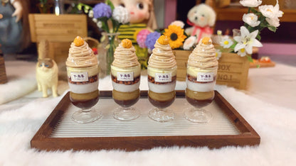 1:12 Scale Miniature Drink Stickers Dollhouse Accessories