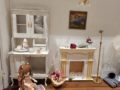 Mueble de madera en miniatura para casa de muñecas BJD Blythe a escala 1:6