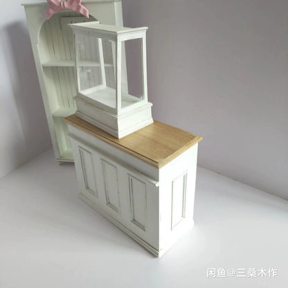 Mueble de madera en miniatura para casa de muñecas BJD Blythe a escala 1:6