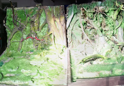 1:6 Scale Miniature Green Forest Outdoor Scene For Blythe BJD Ob11 Dolls