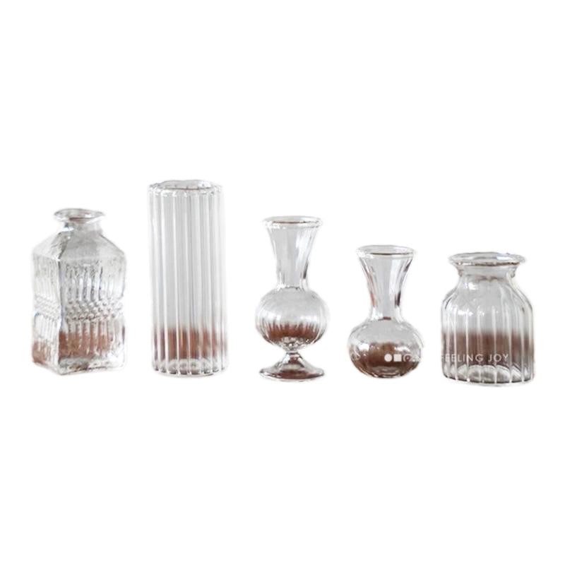 Vase miniature en verre à l'échelle 1:6, pot de fleurs, accessoire pour maison de poupée BJD, artisanat en argile, accessoires de scène DIY