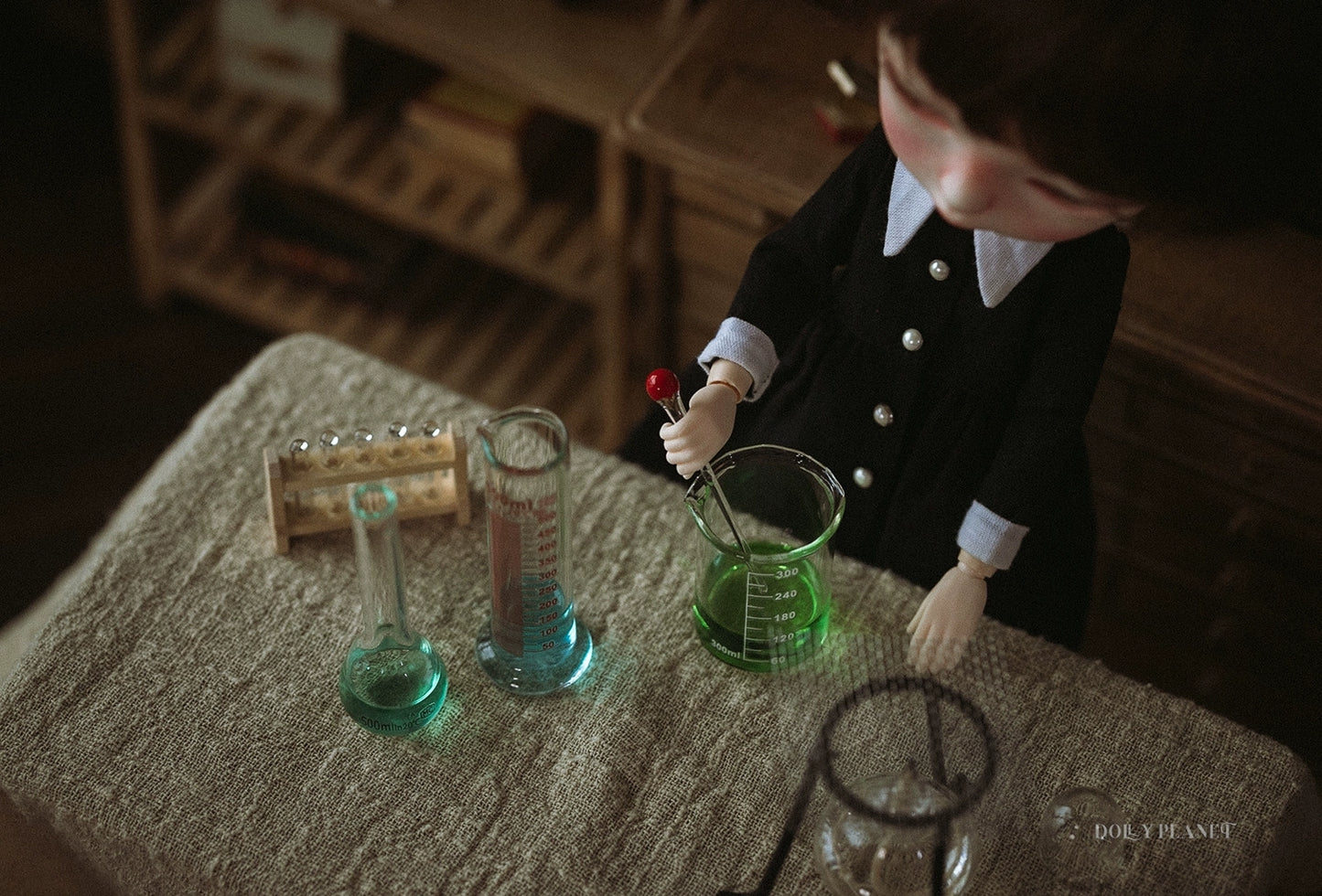1:6 Scale Miniature Science Lab Experiment Scene Props For Blythe BJD Dollhouse