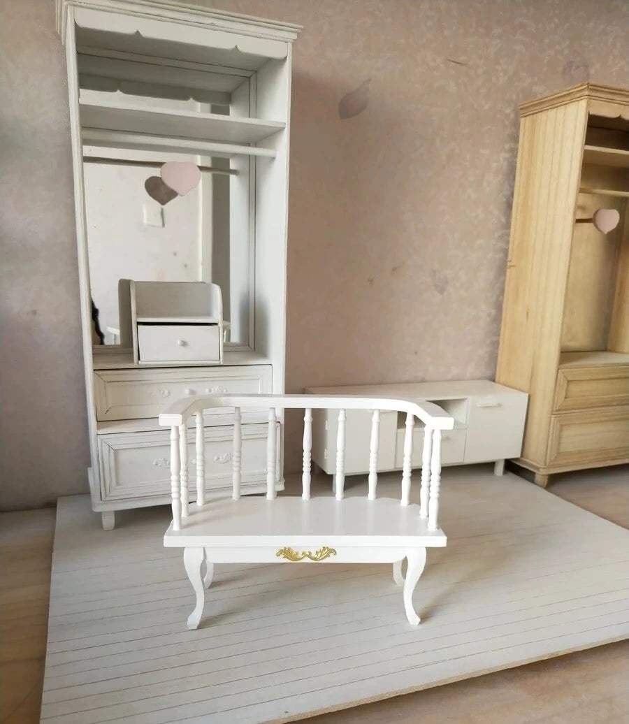 1:6 Scale Miniature Dollhouse Chair For BJD Blythe Dolls