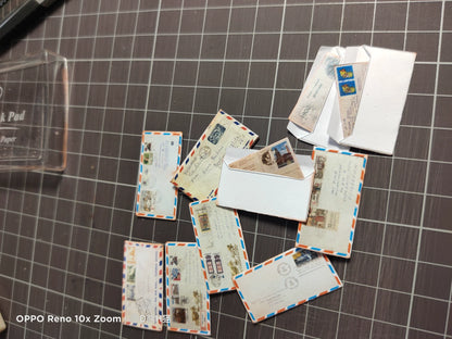1:6 Scale Miniature Envelope Prop For Blythe BJD Dollhouse Scene