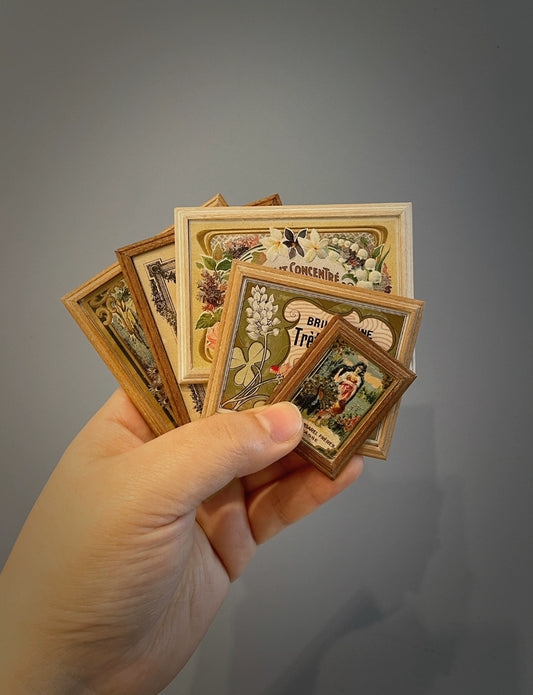 Cadre photo miniature à l'échelle 1:6, accessoires pour maison de poupée Blythe