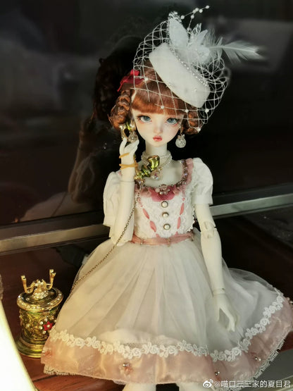1:3 Scale BJD Doll Head Mermaid Theme White Skin Resin Casting For Ball Jointed Dolls Miniature Collectible