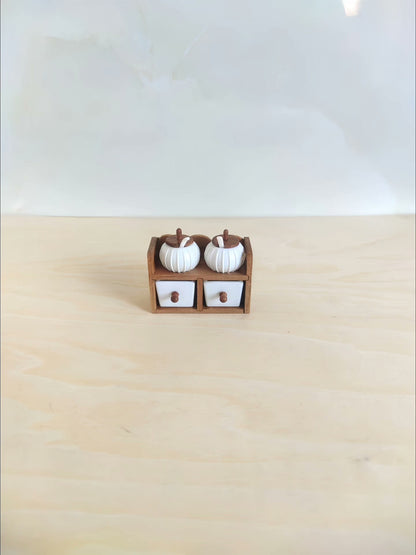 Juego de muebles de cocina en miniatura a escala 1:12 para casa de muñecas