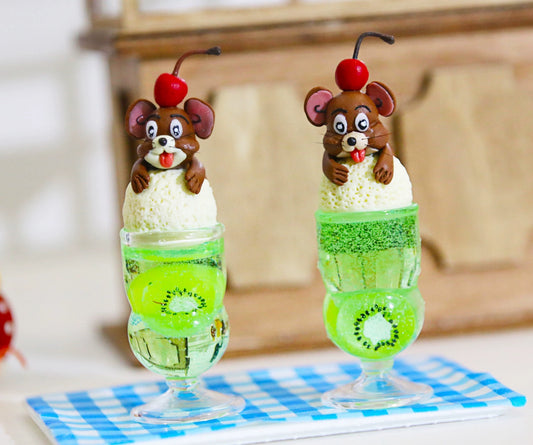 Ensemble d'aliments miniatures en argile à l'échelle 1:12 pour accessoires de photographie pour maison de poupée BJD