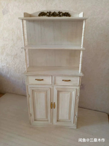 Mueble de madera en miniatura para casa de muñecas BJD Blythe a escala 1:6