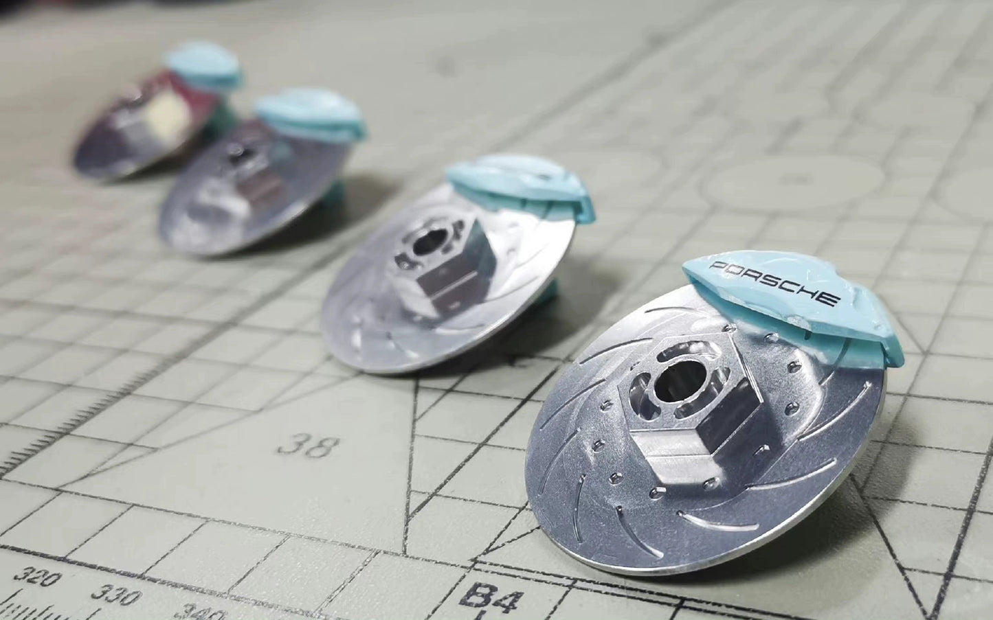 Étrier de frein à disque pour voiture de drift, échelle 1:10, pour 3Racing Sakura D4 D5 Series D5S, pièces de voiture miniature RC