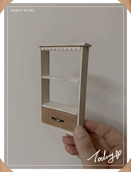 1:6 Scale 1:12 Scale Miniature Dollhouse Furniture Wooden Shelf For Blythe And Ob11 Dolls