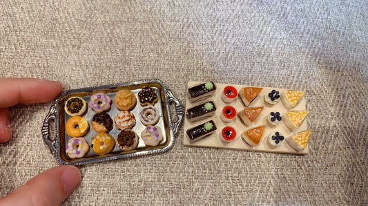 1:12 Scale Miniature Cake Dollhouse Dessert Accessory