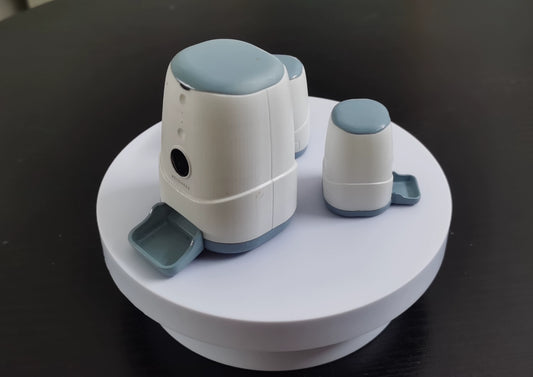 Distributeur de nourriture pour animaux de compagnie à l'échelle 1:12, accessoire miniature pour maison de poupée Blythe