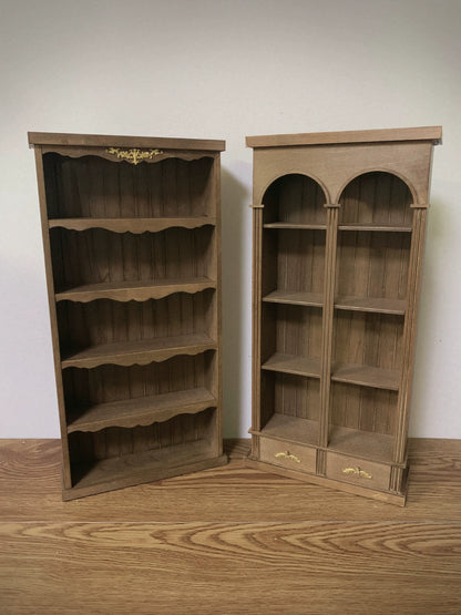 1:6 Scale 1:12 Scale Wooden Cabinet Bookshelf Storage Shelf Miniature Furniture For Blythe Dollhouse