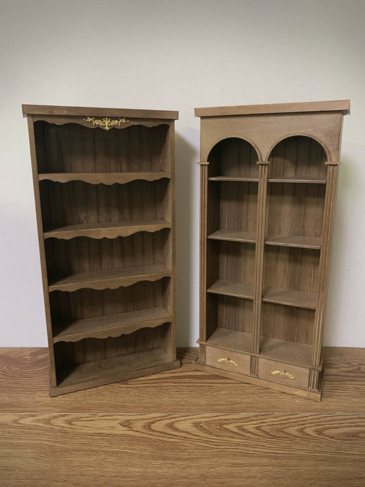 1:6 Scale 1:12 Scale Wooden Cabinet Bookshelf Storage Shelf Miniature Furniture For Blythe Dollhouse