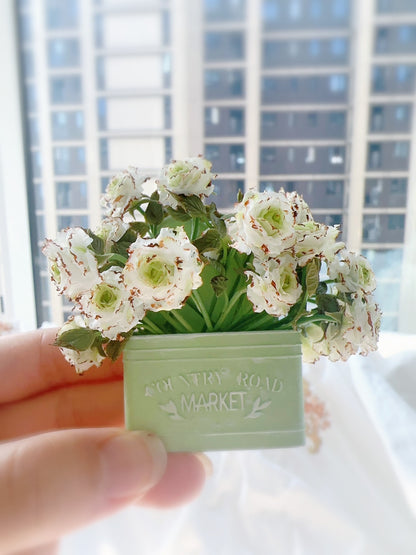 1:6 Scale Miniature Dried Rose Bouquet For Blythe Dollhouse Decor