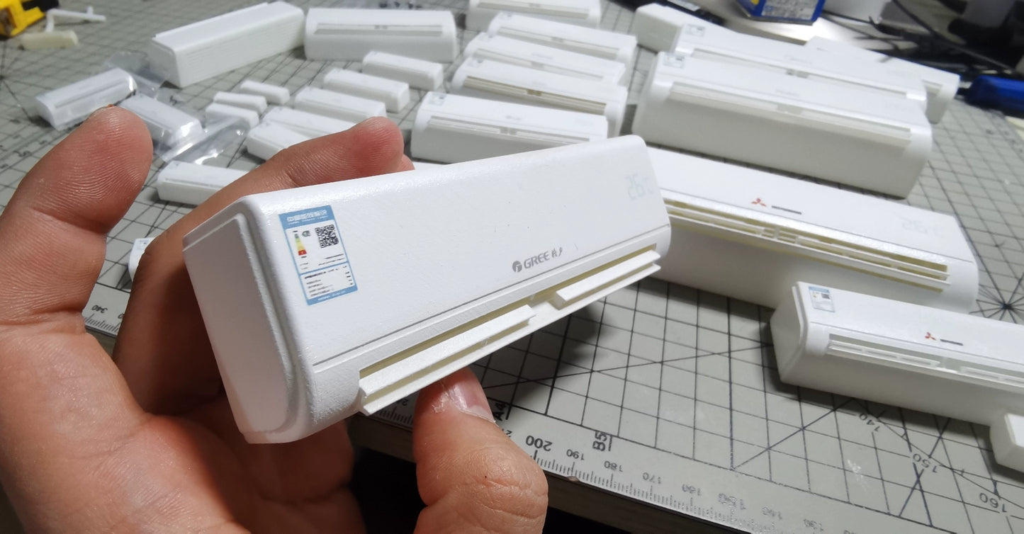 1:6 Scale Miniature Air Conditioner Model Customizable For Dollhouse