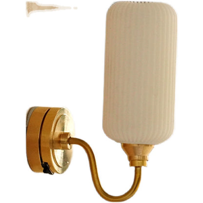 Lampe murale LED miniature pour maison de poupée, échelle 1:6, accessoire de mobilier pour poupée BJD Blythe GSC