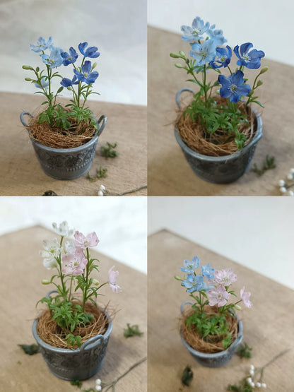 1:6 Scale Miniature Clay Flower BJD Dollhouse Decoration For Blythe And Ob11 Dolls