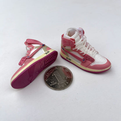 Accesorios para muñecas BJD a escala 1:6: Raqueta de tenis en miniatura y zapatillas para Blythe y figuras de acción.