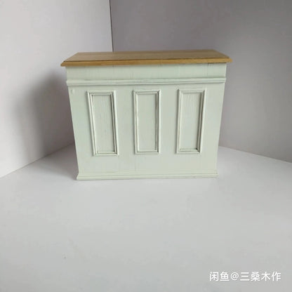 Mueble de madera en miniatura para casa de muñecas BJD Blythe a escala 1:6