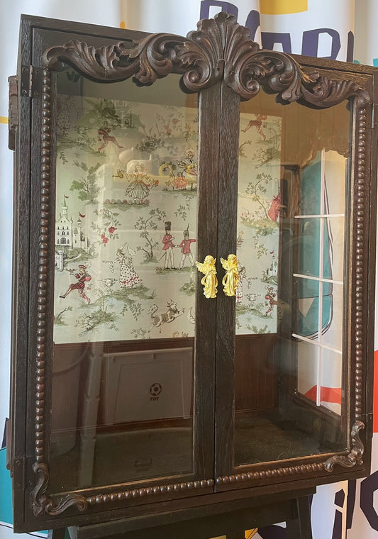 Vitrine de maison de poupée échelle 1:6 pour poupées Blythe BJD, meubles miniatures, armoire en bois personnalisée