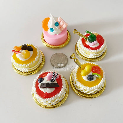 Gâteau miniature à l'échelle 1:6, dessert, modèle de poupée BJD, accessoire alimentaire miniature