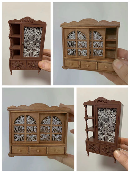1:6 Scale Nordic Retro Miniature Furniture For Blythe Dolls OB11 Custom Handmade