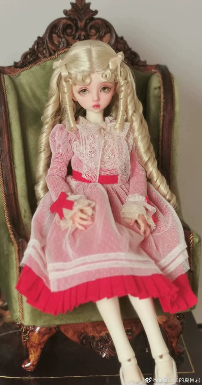1:4 Scale BJD Doll Head Grace By Daydream Miniature Dollhouse Collectible