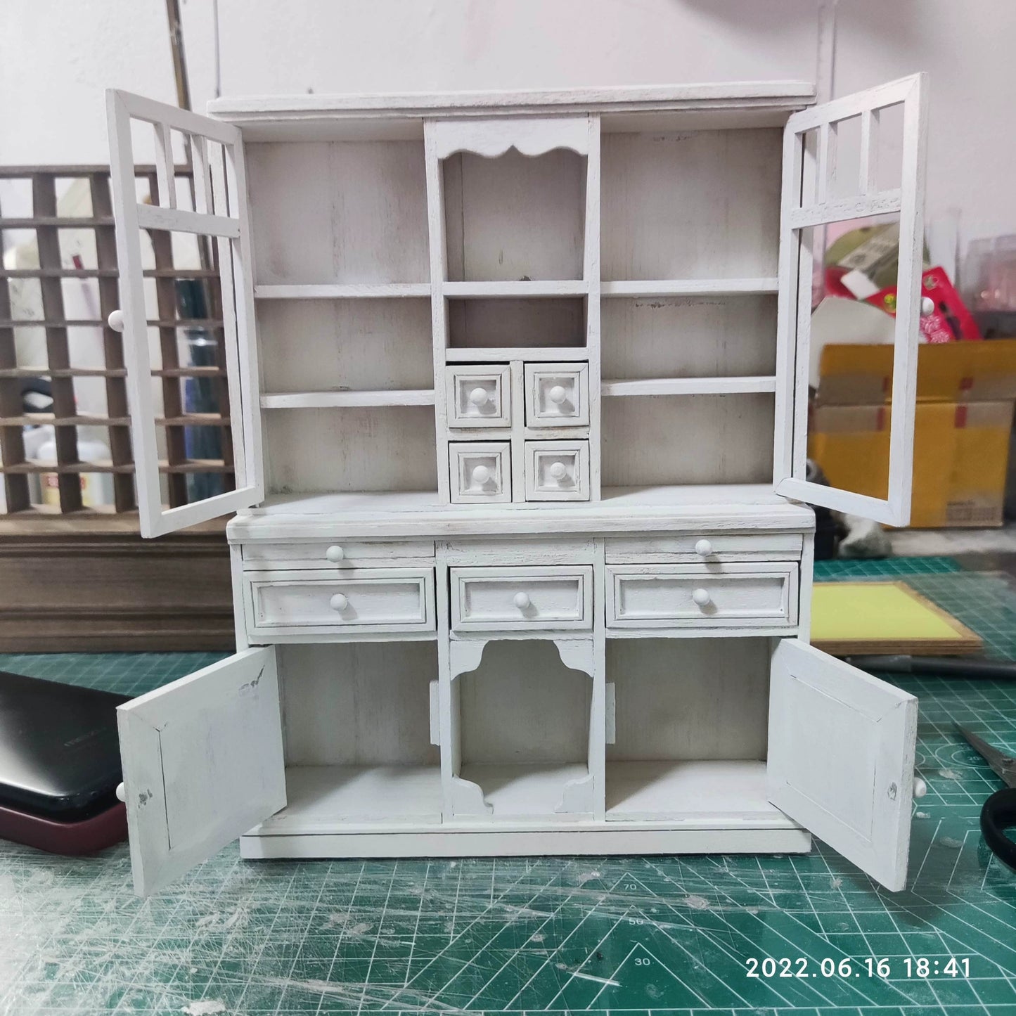 Mueble de madera en miniatura para casa de muñecas BJD Blythe a escala 1:6