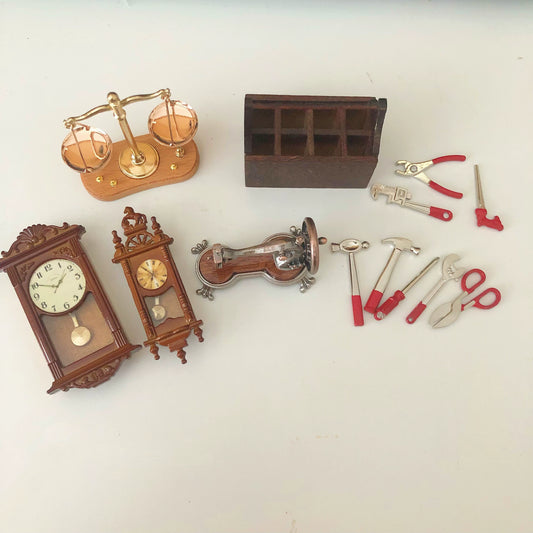 1:12 Scale Vintage Miniature Dollhouse Furniture Set For Blythe BJD Photography Props And Accessories
