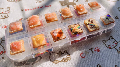 1:12 Scale Miniature Polymer Clay Bread Slices Simple And Detailed Options For Dollhouse Kitchen Decor