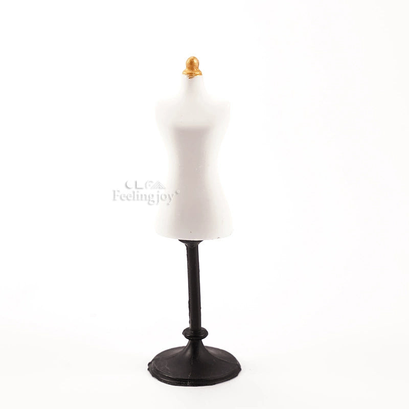 Muebles en miniatura para casa de muñecas a escala 1:12, soporte de madera para percha, para escena del bosque Molly de GSC