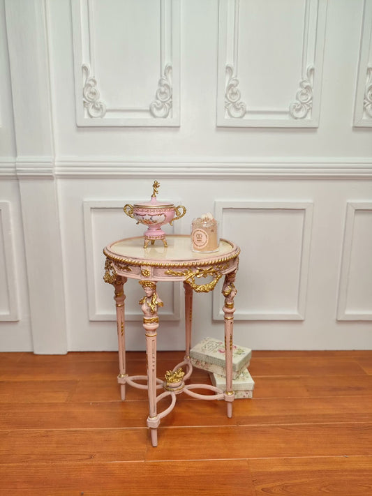 1:6 Scale BJD Miniature August Side Table Hand Painted Dollhouse Furniture