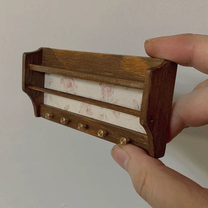 1:6 Scale 1:12 Scale Miniature Dollhouse Furniture Wooden Shelf Kitchen Spice Rack For Blythe Dolls