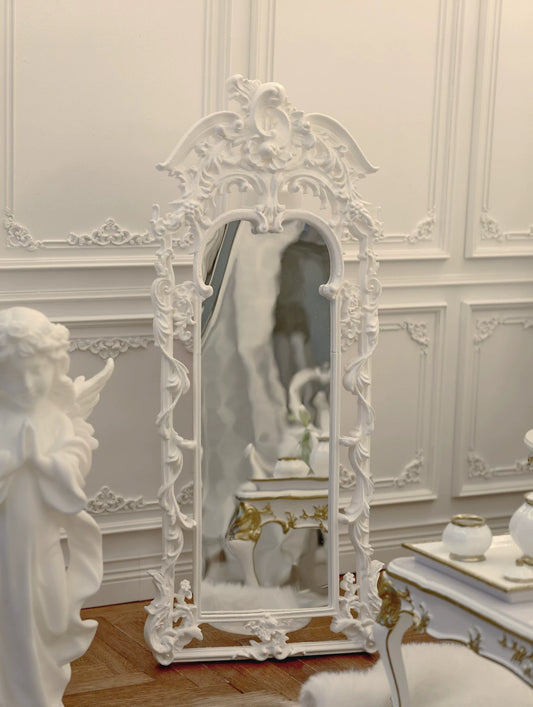 Miroir miniature sur pied pour poupée BJD, échelle 1:6, échelle 1:4, échelle 1:3, pour maison de poupée Blythe
