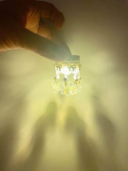 1:12 Scale Dollhouse Ceiling Lamp With Remote Control Miniature Lighting Accessory For Blythe Doll