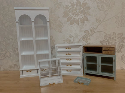 1:6 Scale Miniature Sideboard Cabinet Vintage Dollhouse Furniture For Blythe Dolls