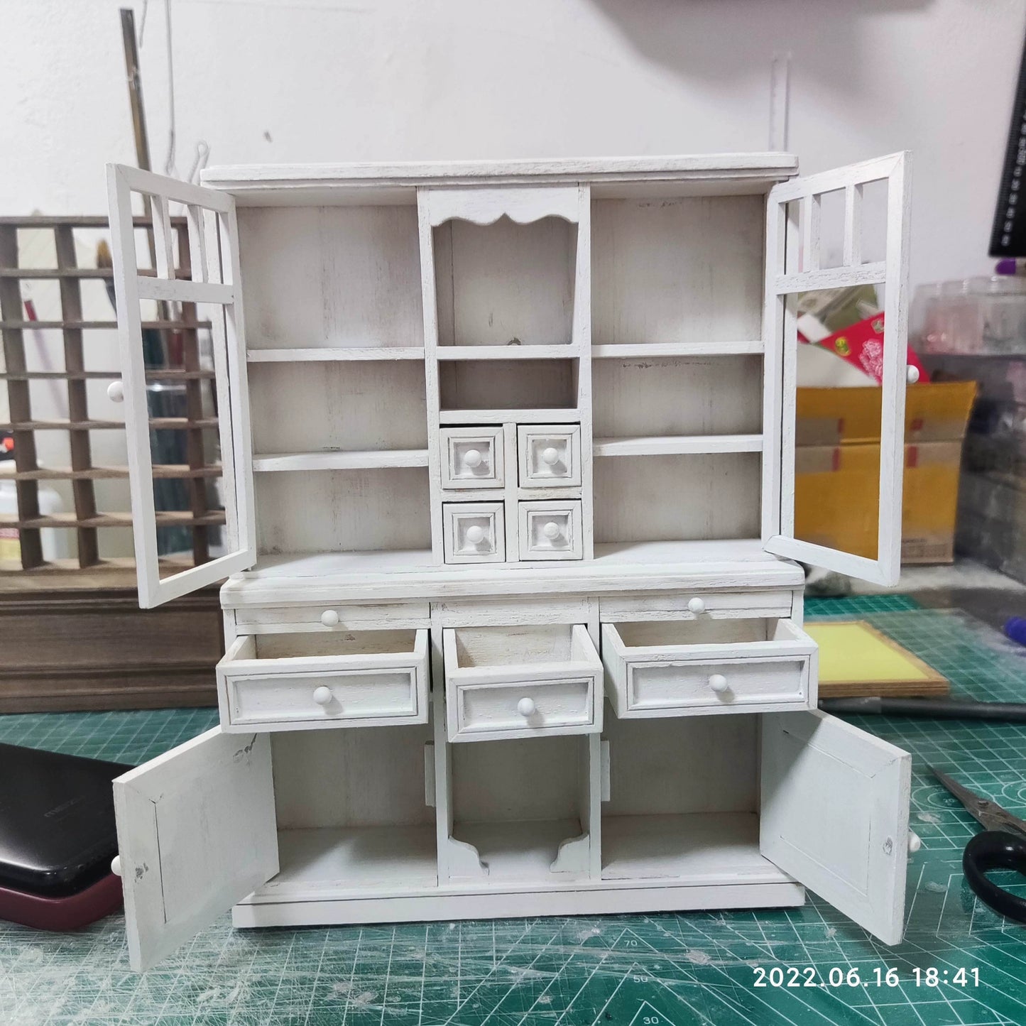 Mueble de madera en miniatura para casa de muñecas BJD Blythe a escala 1:6