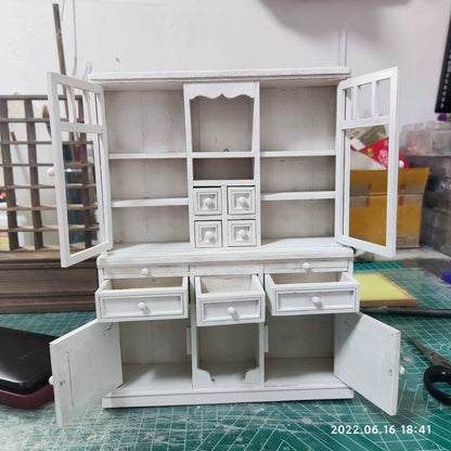 Mueble de madera en miniatura para casa de muñecas BJD Blythe a escala 1:6